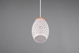 1 Light Ceiling Pendant White Matt Metal (1542BIDR31571031)