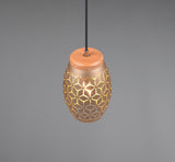 1 Light Ceiling Pendant Coffee and Gold colour Matt Metal (1542BIDR31571065)