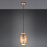 1 Light Ceiling Pendant Coffee and Gold colour Matt Metal (1542BIDR31571065)