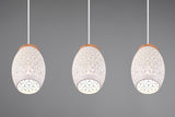3 Light Ceiling Pendant White Matt Metal (1542BIDR31573031)