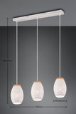 3 Light Ceiling Pendant White Matt Metal (1542BIDR31573031)