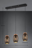 3 Light Ceiling Pendant Black Matt Metal (1542BIDR31573080)