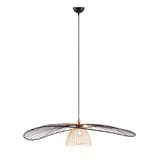 1 Light Ceiling Pendant Black Matt Metal (1542LAUR36791032)