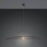 1 Light Ceiling Pendant Black Matt Metal (1542LAUR36791932)