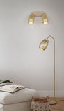 1 Light Floor Lamp Coffee Colour Matt Metal (1542BIDR41571065)