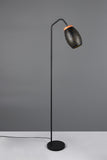 1 Light Floor Lamp Black Matt Metal (1542BIDR41571080)