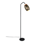 1 Light Floor Lamp Black Matt Metal (1542BIDR41571080)