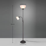 2 Light Rustic Floor Lamp (1542COUR46322024)