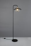 1 Light Floor Lamp Black Matt Metal (1542LAUR46791032)