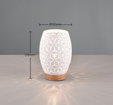 1 Light Table Light White Matt Metal (1542BIDR51571031)