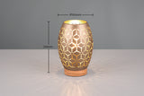 1 Light Table Light Coffee and Gold Matt Metal (1542BIDR51571065)