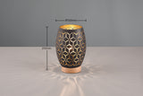 1 Light Table Light Black and Gold Matt Metal (1542BIDR51571080)