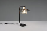 1 Light Table Lamp Black Matt Metal (1542LAUR56791032)