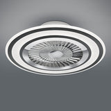 LED Integrated Matt Black Ventilator Fan (1542FLAR62743132)