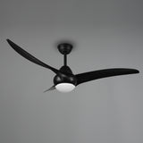 LED Integrated Matt Black Ventilator Fan (1542ALER67142132)
