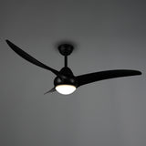 LED Integrated Matt Black Ventilator Fan (1542ALER67142132)