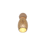 1 Light Spotlight Coffee and Gold Matt Metal (1542BIDR81571765)
