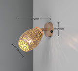 1 Light Spotlight Coffee and Gold Matt Metal (1542BIDR81571765)