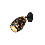 1 Light Spotlight Black and Gold Matt Metal (1542BIDR81571780)