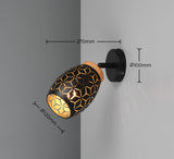 1 Light Spotlight Black and Gold Matt Metal (1542BIDR81571780)