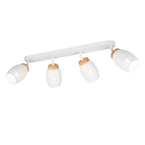 4 Light Bar Spotlight White Matt Metal (1542BIDR81574031)