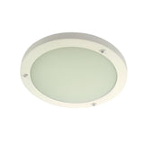 2 Light Flush Bathroom Light IP44 - 310MM (1284RONSM31)