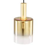 1 Light Pendant Satin Brass Ombre Gold Glass (0183SAV8635)