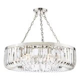 8 Light Pendant Polished Nickel and Crystal (0183SIG0838)