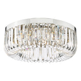 6 Light Flush Polished Nickel and Crystal (0183SIG6438)