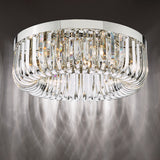 6 Light Flush Polished Nickel and Crystal (0183SIG6438)
