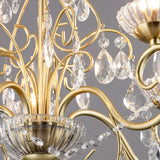 5 Light Flush Bathroom Chandelier - IP44 - Satin Brass (2010SPA19713SBRS)