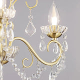 3 Light Flush Bathroom Chandelier - IP44 - Satin Brass (2010SPA20182SBRS)