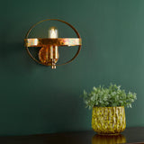 1 Light Wall Light Mottled Copper (0183SYM0764)