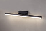 1 Light 18W LED Wall Lamp Large Adjustable, Sand Black IP44 (1230SKA59C)