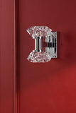 2 Light Wall Light Polished Chrome and Faceted Acrylic (0183TIA0950)