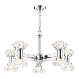 10 Light Armed Pendant Polished Chrome (0183TIA2350)
