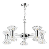 10 Light Armed Pendant Polished Chrome (0183TIA2350)