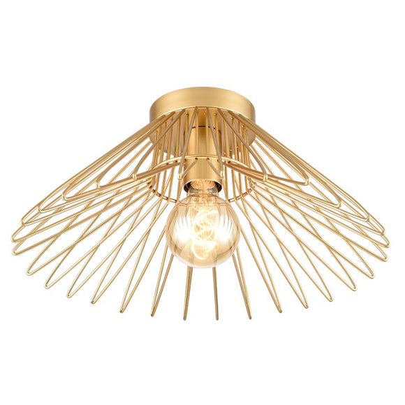 1 Light 400mm Flush Fitting in Gold (0194THACF5815)