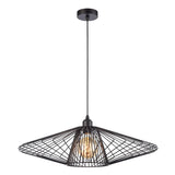 1 Light Large Pendant in Matt Black (0194THAPCH439)