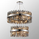2 Tier Pendant 60cm + 80cm, 18 + 24 Light G9 Available in 9 finishes (1230UNIS9877)