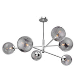 6 Light Pendant Polished Chrome and Smoked Glass (0183VIG065024)