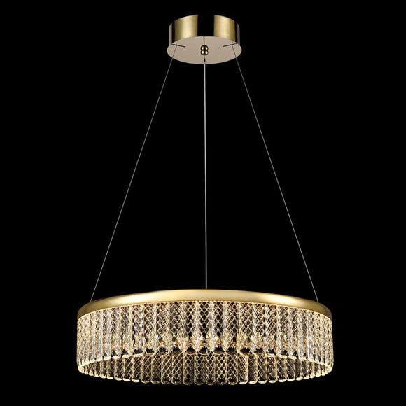 LED 24W Single Tier Pendant - Gold Finish (0194VIC450)