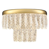LED Double Tier Wall Light - Gold Finish (0194VIC414)