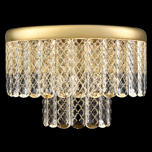 LED Double Tier Wall Light - Gold Finish (0194VIC414)