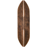 2 Light Bathroom Wall Bracket (Large) in Antique Copper Finish IP54 (0194WARWB420)