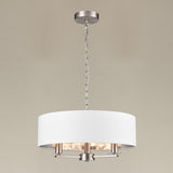 3 Light Ceiling Pendant in Satin Nickel (0194WINFL24923)