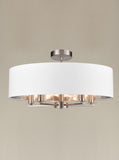 5 Light Ceiling Pendant in Satin Nickel (0194WINFL24925)