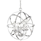 4 Light Ceiling Pendant in Chrome (0194ZANFL22804))