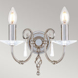 2 Light Wall Light - Polished Nickel Finish (0178AEGAG2PN)