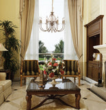 8 Light Chandelier – Aged Brass (0178AEGAG8AB)